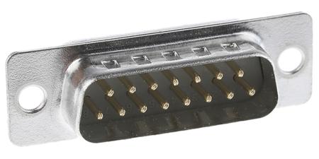 A-DS 15 PP/Z ASSMANN WSW A-DS 15 Way Through Hole D-sub Connector Plug, 2.77mm Pitch