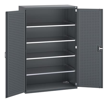 40022053-77V Bott 2 Door Sheet Steel Floor Standing Cupboard, 1300 x 650 x 2000mm
