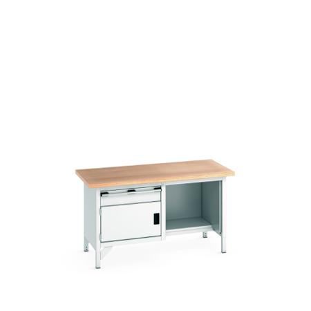 41002037-16V Bott 1 Door, 1 Drawer Sheet Steel Floor Standing Storage Cabinet, 1500 X 750 X 840mm