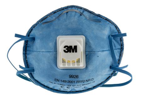 3M-Aura-9926 3M Aura™ Specialty 9926 Disposable Face Mask, FFP2 NR D, Valved