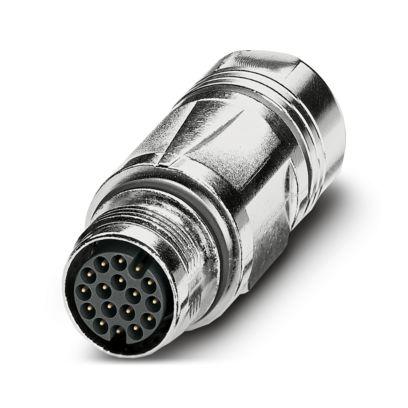 1607631 Phoenix Contact Circular Connector, 17 Contacts, Cable Mount, M17 Connector, Plug, Male, IP67, ST Series