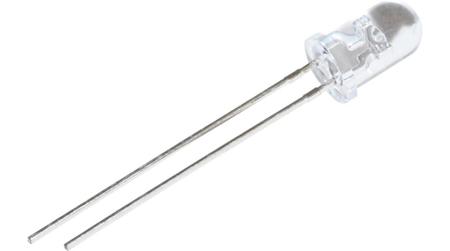 RND-135-00123 RND3 V White LED T-1 Through Hole, RND RND 135-00123