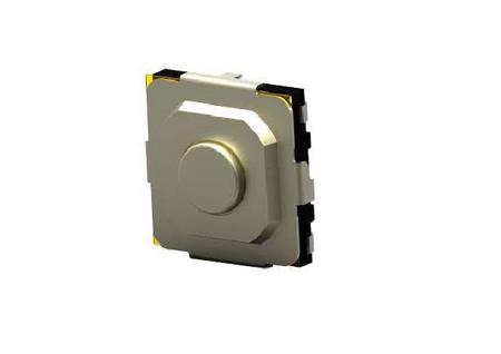 MSLPT5252BL2MTR TE Connectivity Black Round Button Tactile Switch, SPST 50 mA Surface Mount
