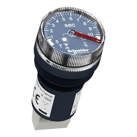 XB5DTGM2 Schneider Electric Single Timer Relay, Screw, 0.5 → 10 s, 110 → 230 V ac/dc