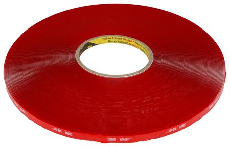 7000072289 3M 4910, 700007 Clear Foam Tape, 9mm x 33m, 1mm Thick