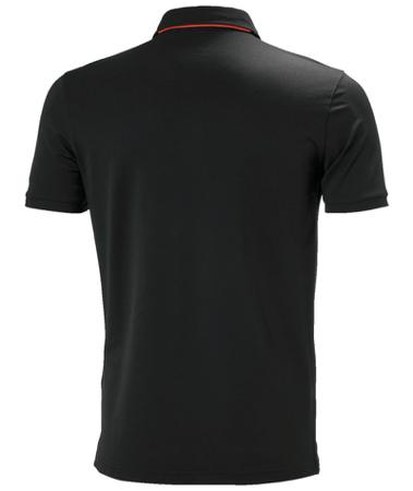 79248_991-3XL Helly Hansen Kensington Tech Black Polyamide Polo Shirt, UK- 3XL, EUR- 3XL