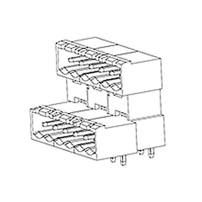 39538-1020 Molex, 5.08mm Pitch, 39538, 20 Way, Horizontal, Pluggable Terminal Block, Header,