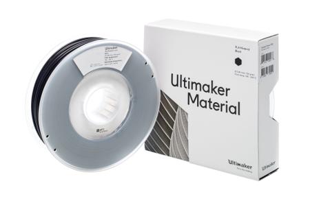 1609 Ultimaker 2.85mm Black PLA 3D Printer Filament, 750g