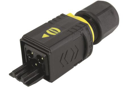 09461453420 HARTING, HARTING PushPull Power Connector Cable Mount Plug, 3P, Crimp Termination, 16A, 250 V