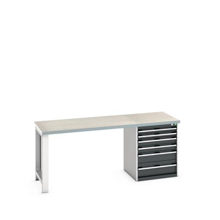 41003237-19V Bott 41003237.19V Sheet Steel Workbench, 840mm x 750mm x 2000mm