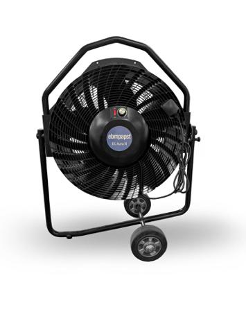 EC-AURA2 ebm-papst EC AURA Floor, Heavy Duty Fan 8520m³/h 230 V ac with plug: Type F - Schuko plug