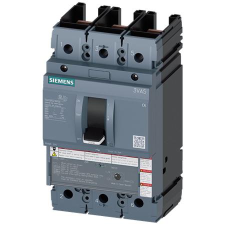 3VA5210-7ED31-2AA0 Siemens, SENTRON MCCB 3P 100A, Breaking Capacity 10 kA, Fixed Mount