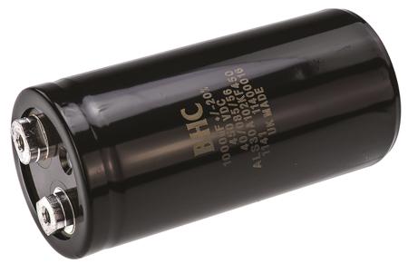 ALS30A102KF450 KEMET 1000μF Aluminium Electrolytic Capacitor 450V dc, Screw Terminal -