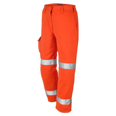 4614-HVO-R08 ProGARM 4614 Orange Trousers Arc Flash Protection 8R Leg Length 76cm