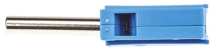 215-711 Wago, Blue 4mm Banana Plug, Nickel Plated, 42V, 20A