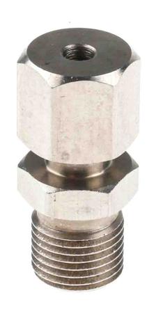381-7340 RS PRO 1/8 BSPP Compression Fitting for Use with Thermocouple or PRT Probe, 3mm Probe, RoHS Compliant Standard