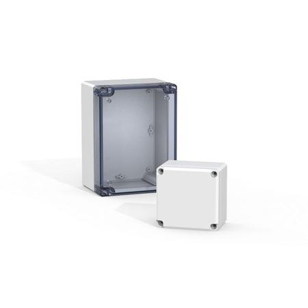DABP122009GE nVent HOFFMAN DABP Series ABS Terminal Box, IP66, IP67, Viewing Window, 120 mm x 200 mm x 86mm