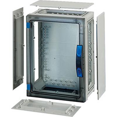FP 0241 HENSEL FP Series Transparent Polycarbonate Junction Box, IP65, 186 x 276 x 366mm