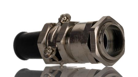 52001000-52003500 Lapp PG9 Metallic Nickel Plated Brass, IP65 Cable Gland With Locknut