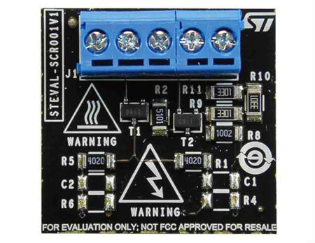 STEVAL-SCR001V1 STMicroelectronics Evaluation Board Power Management for TN5015H-6G for Testing ST Inrush Current Limitation Solutions