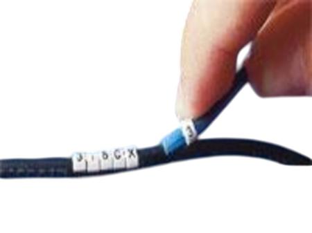 168706-000 TE Connectivity Agastat 7000 Snap On Cable Marker, Yellow, Pre-printed "R", 2.6 → 3.5mm Cable, for Cable,