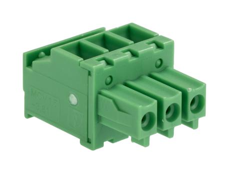 1826982 Phoenix Contact, 3.81mm Pitch, MCVW 1.5/3-ST-3.81, 3 Way, , Pluggable Terminal Block, Plug, Cable Mount, Screw