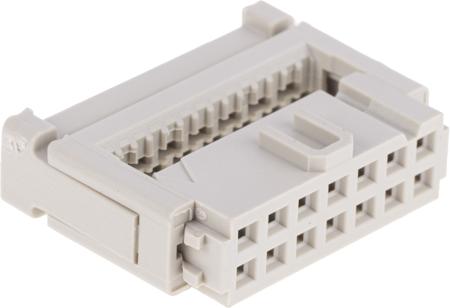 09185146813 HARTING 14-Way IDC Connector Socket for Cable Mount, 2-Row