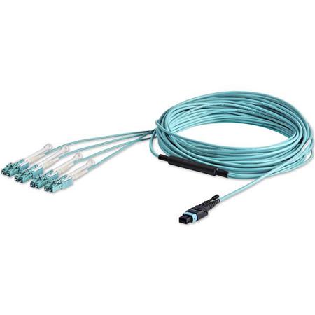 MPO8LCPL10M Startech Multi Mode Fibre Optic Cable LC 50/125μm 10m
