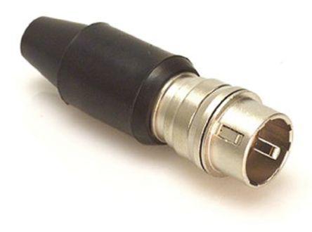 HR10A-13J-20PC-73- Hirose HR10 Series, 20 Pole Cable Mount Micro Connector, 13mm Shell Size, Male Contacts, Push-Pull Mating