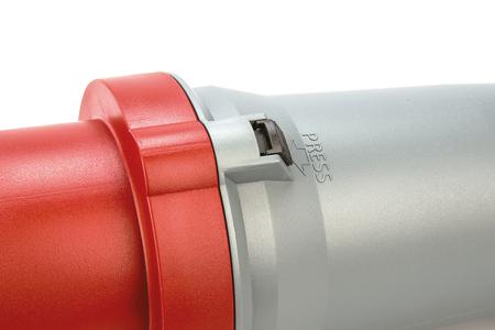 3425 Mennekes PowerTOP Series, IP67 Red Cable Mount 3P+N+E Industrial Power Socket, Rated At 63A, 400 V