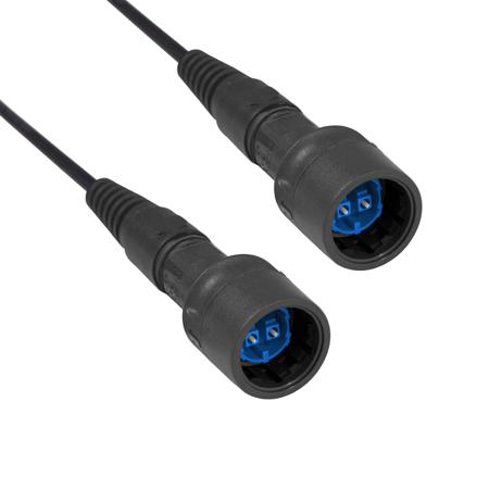 PXF6054CAB Bulgin LC to LC Duplex Single Mode OS1 Fibre Optic Cable, 125μm, Yellow, 10m
