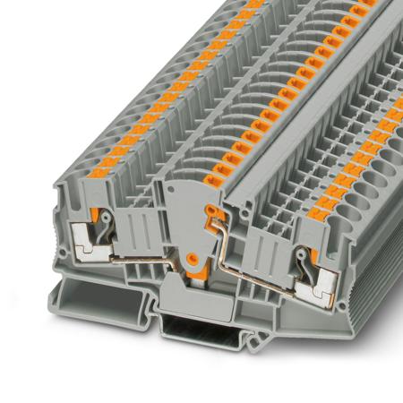 3035696 Phoenix Contact  PTME 6 HV Series Grey, 0.5 → 10mm², Single-Level, Push In Termination