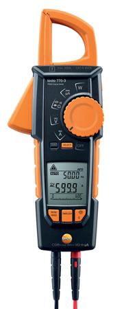 0590 7702 Testo 770-2 Clamp Meter, Max Current 400A ac CAT III 1000V With UKAS Calibration
