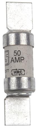 521-2977 RS Pro 50A F2 British Standard Fuse, gG, 415V ac HRC