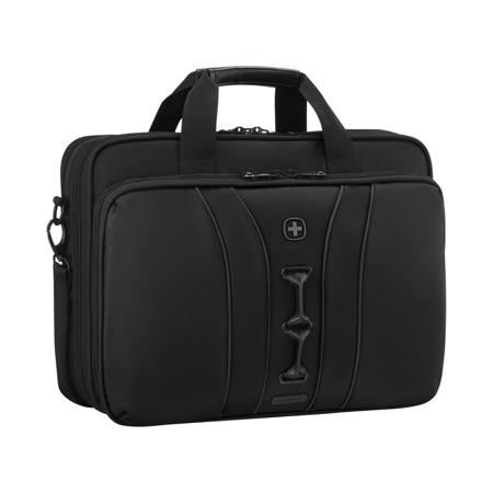 653630 Wenger Legacy Black 16in  Laptop Laptop Bag, Black