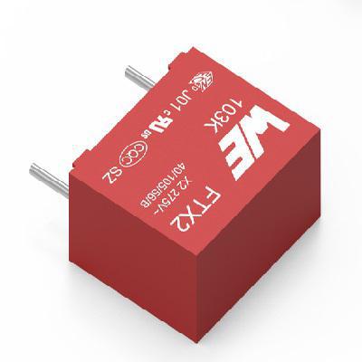 890324027030CS Wurth Elektronik WCAP-FTX2 Film Capacitor, 275V ac, ±10%, 4.7μF, Through Hole