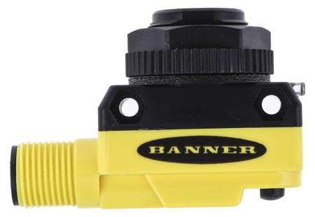 QS18UPAQ8 Turck Banner Ultrasonic Sensor Block M12, 50 → 500 cm, PNP, 4-Pin Euro Connector IP67