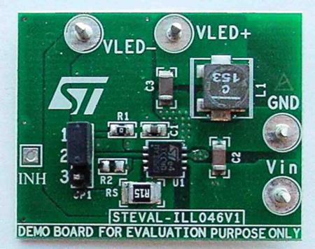 STEVAL-ILL046V1 STMicroelectronics , STEVAL LED Driver Evaluation Board for ST1CC40 for LED Driver