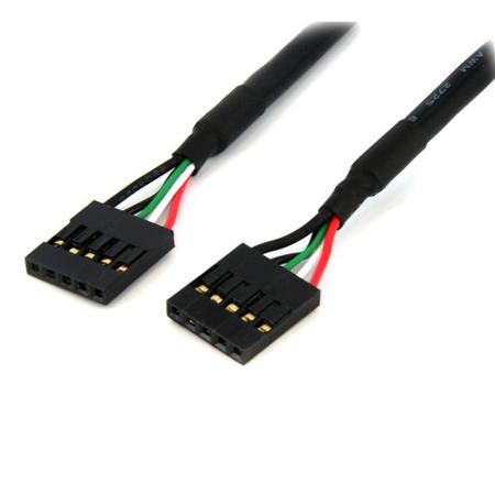 USBINT5PIN24 StarTech.com 5 Way Female 5 Pin IDC to 5 Way Female 5 Pin IDC Wire to Board Cable, 609mm