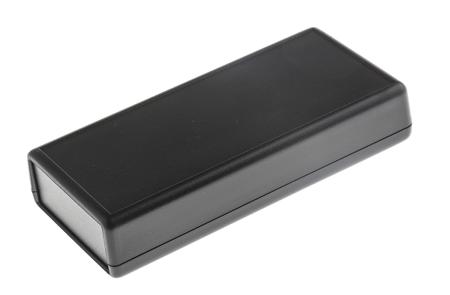 1593YBK Hammond 1593 Black ABS Enclosure, 140 x 66 x 28mm