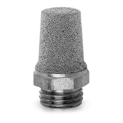 2921-1-8 Camozzi 2901 Sintered Bronze 10bar Pneumatic Silencer, Threaded, G 1/8 Male