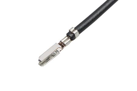 215710-1124 Molex Male CLIK-Mate to Male CLIK-Mate Crimped Wire, 300mm, 24AWG, Black