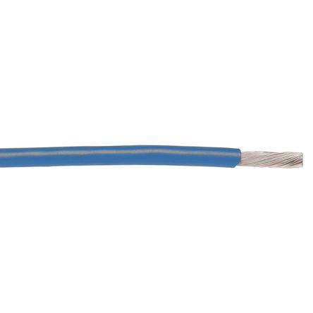 3051/1 BL001 Alpha Wire Hook-up Wire PVC Series Blue 0.33 mm² Hook Up Wire, 22 AWG, 1/0.64 mm, 305m, PVC Insulation,