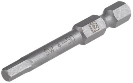 1212648 Phoenix Contact Hexagon Screwdriver Bit, Hex 4 Tip, 4 x 50 mm Drive, Hexagon Drive, 50 mm Overall