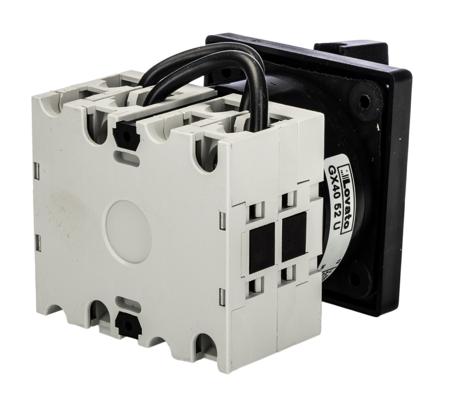 GX4052U Lovato, 2P 3 Position 60° Changeover Switch, 40A, Short Black Handle Actuator