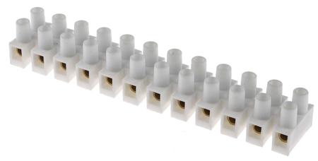 703-3818 RS Pro Non-Fused Terminal Block, 12 Way/Pole, Screw Down Terminals, 4 mm², PP, 380 V
