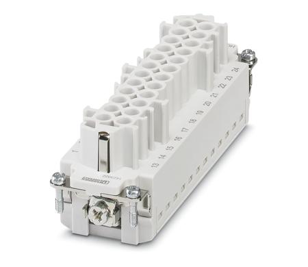 1423022 Phoenix Contact Heavy Duty Power Connector Insert, 16A, Female, HC Series, 24 Contacts