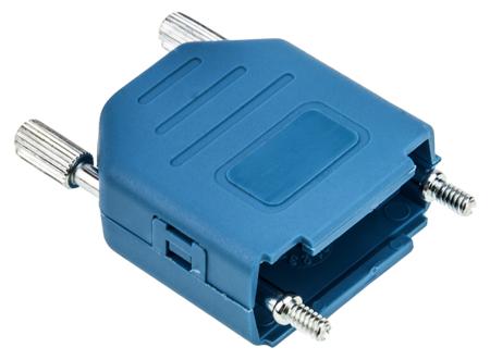 MHDPPK9-B-K MH Connectors MHDPPK-SLIM Series Polyamide D Sub Backshell, 9 Way, Strain Relief