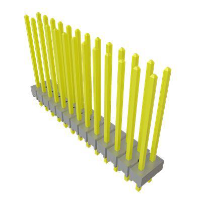 TSW-113-17-G-D Samtec TSW Series Vertical Through Hole PCB Header, 26 Contact(s), 2.54mm Pitch, 2 Row(s), Unshrouded