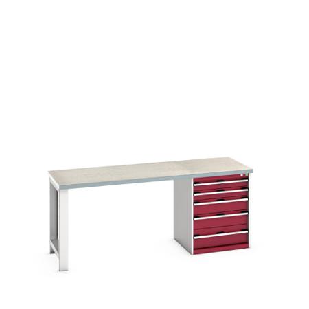 41003231-24V Bott 41003231.24V Sheet Steel Workbench, 840mm x 750mm x 2000mm